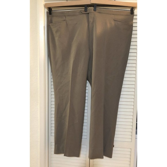 70s~ SANSABELT Houndstooth Pattern Slacks Wide Pants Men's W34 Vintage /eaa494301